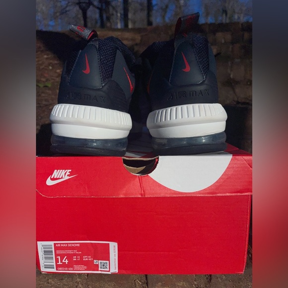 Nike Air Max Genome Obsidian/ University Red Size 14 - Picture 14 of 15